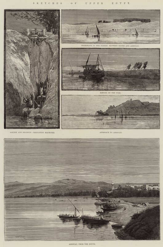 Náčrtky Horního Egypta od Charles Auguste Loye