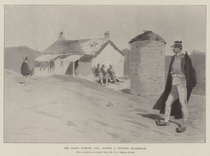 Řecko-turecká válka, mimo hraniční srub od Charles Auguste Loye
