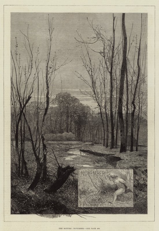 Měsíce, listopad od Charles Auguste Loye