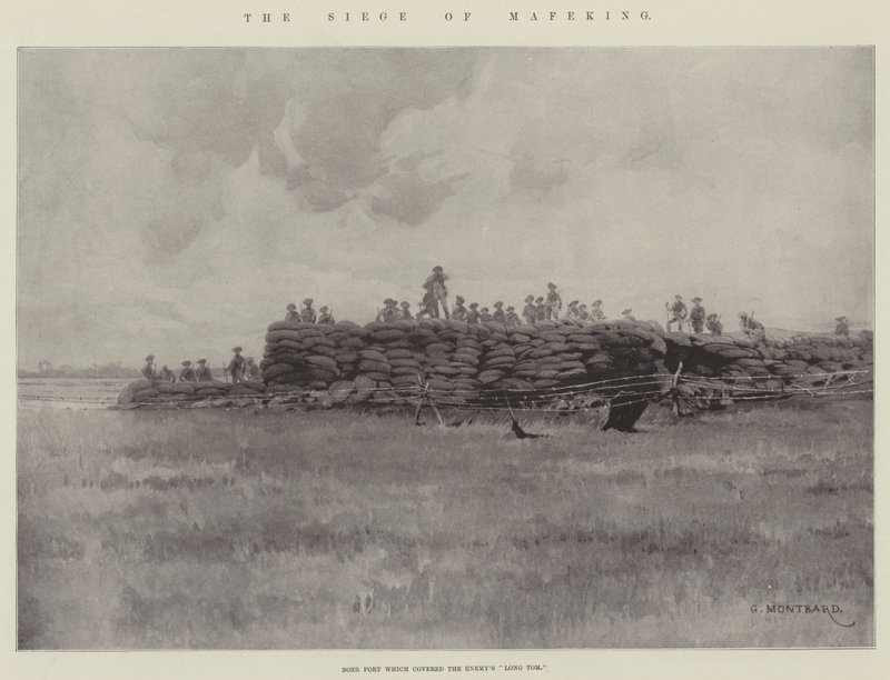 Obléhání Mafekingu od Charles Auguste Loye