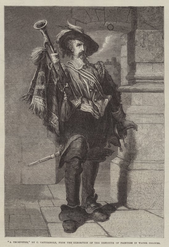 Trumpetista od Charles Cattermole