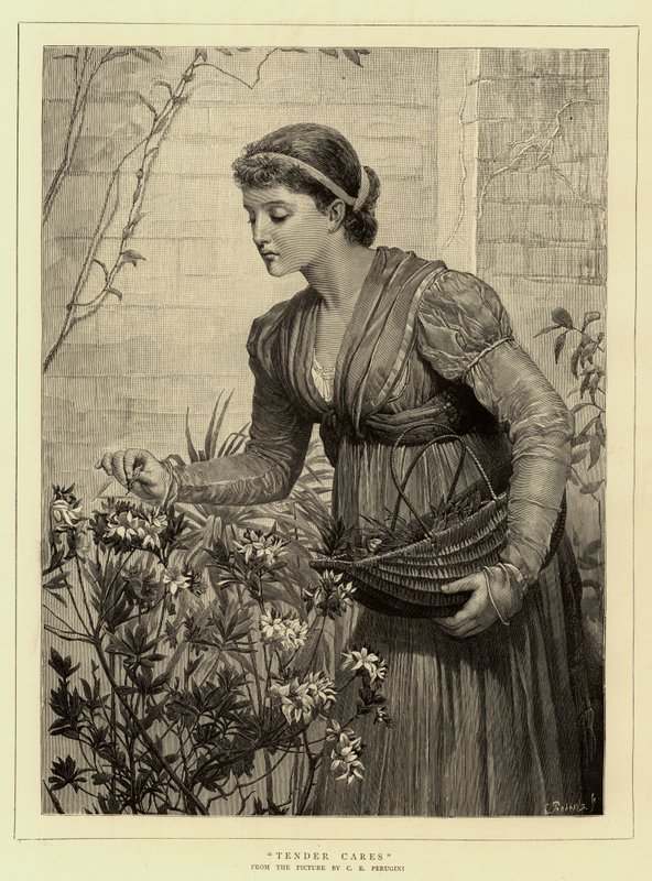 Něžná péče od Charles Edward Perugini