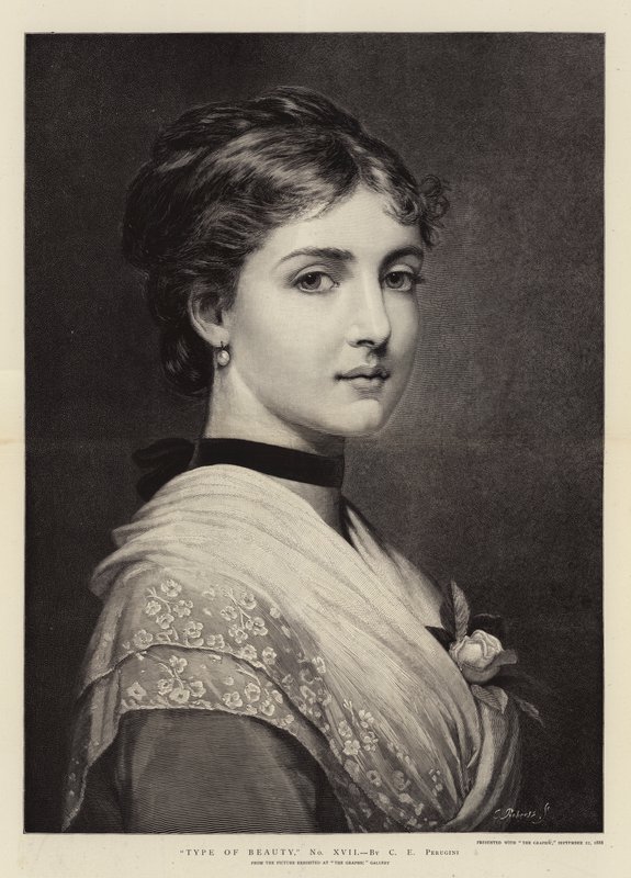 Typ krásy, č. XVII od Charles Edward Perugini