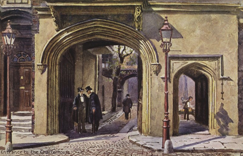 Vstup do Charterhouse od Charles Edwin Flower