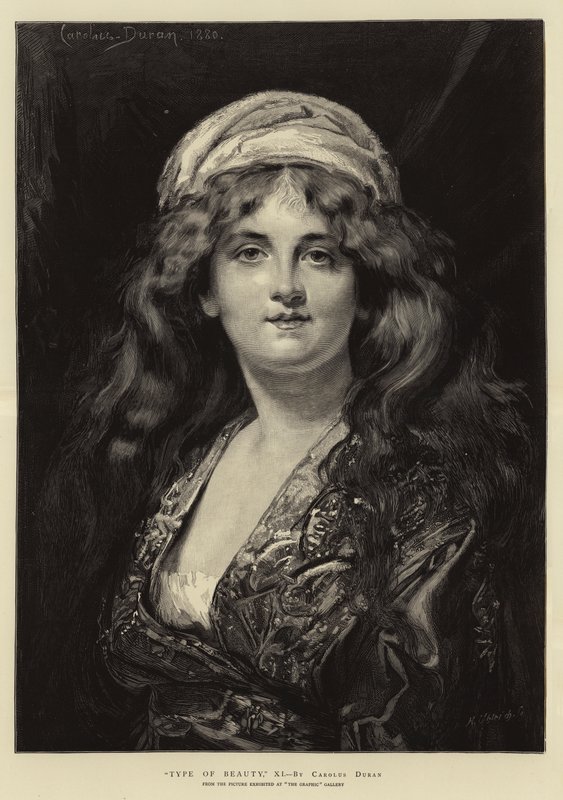 Typ krásy, XI od Charles Emile Auguste Carolus Duran