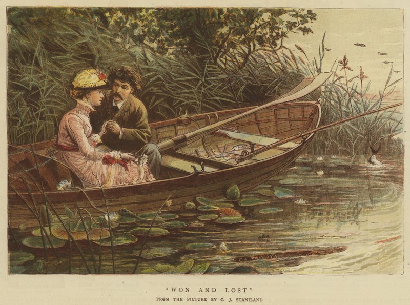 Vyhráli a prohráli (chromolitho) od Charles J. Staniland