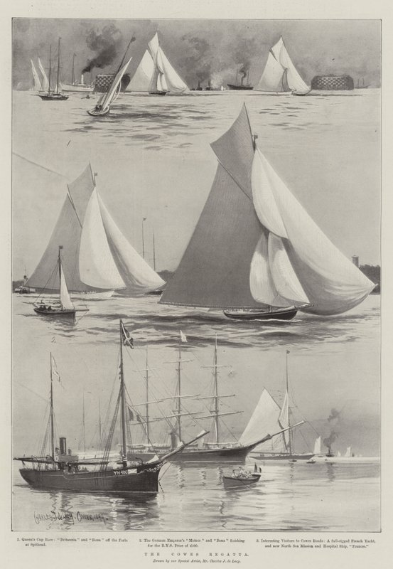 Cowesova regata od Charles John de Lacy