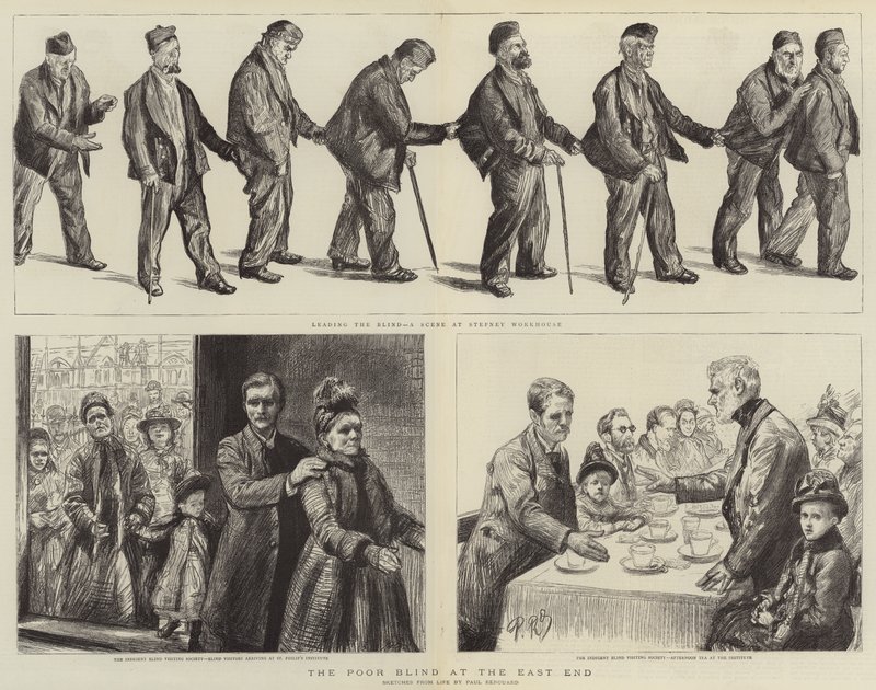 The Poor Blind na East Endu od Charles Paul Renouard