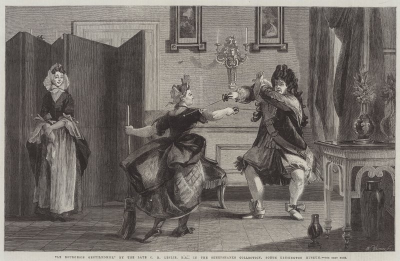 Měšťanský gentleman od Charles Robert Leslie