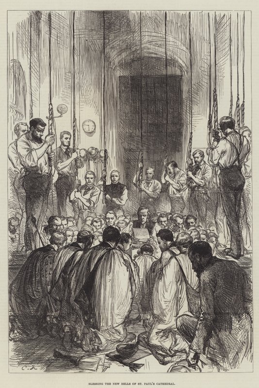 Požehnání nových zvonů katedrály svatého Pavla od Sir John Charles Robinson
