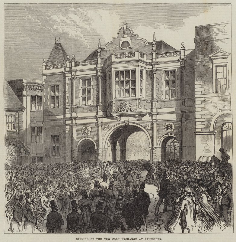 Otevření New Corn Exchange v Aylesbury od Sir John Charles Robinson