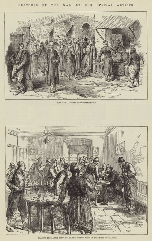 Válečné náčrty od Sir John Charles Robinson