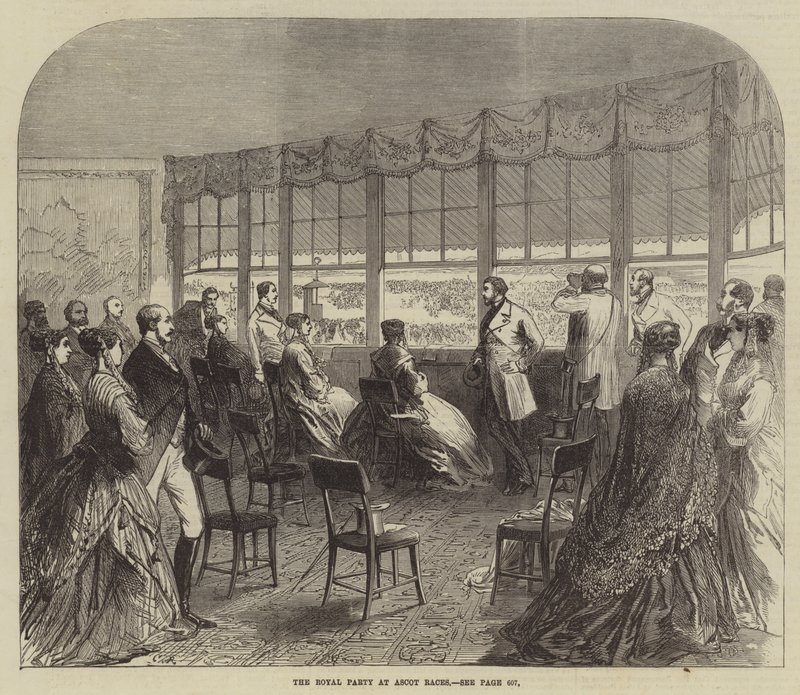 Královská párty na závodech Ascot od Sir John Charles Robinson