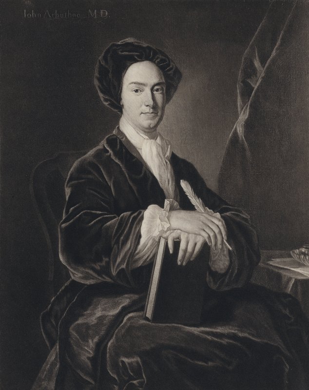John Arbuthnot (litho) od Charles (after) Jervas