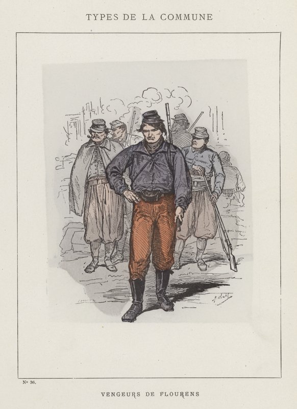 Avengers of Flourens od Charles Albert d Arnoux Bertall