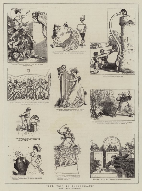 Náš výlet do Blunderlandu od Charles Altamont Doyle