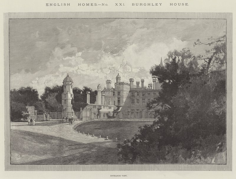 Burghleyův dům od Charles Auguste Loye