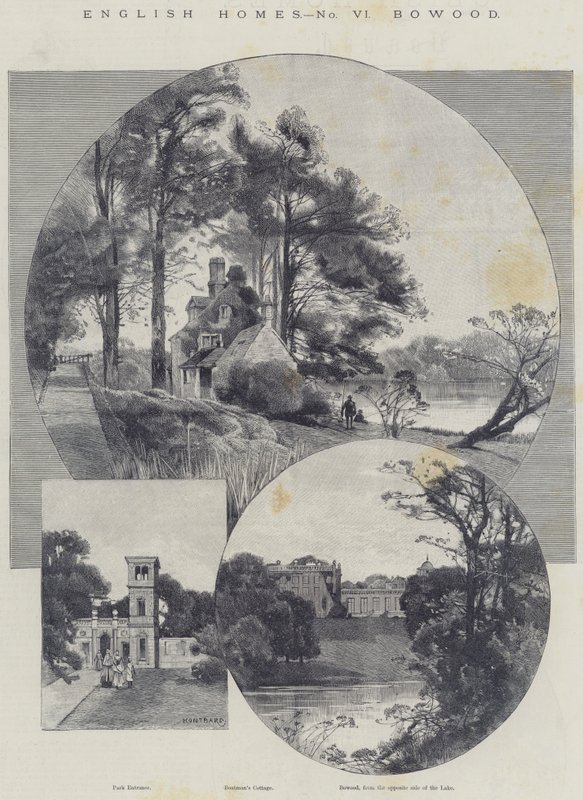 English Homes, Bowood od Charles Auguste Loye