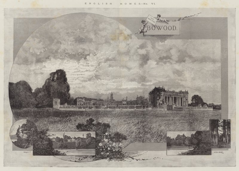 English Homes, Bowood od Charles Auguste Loye