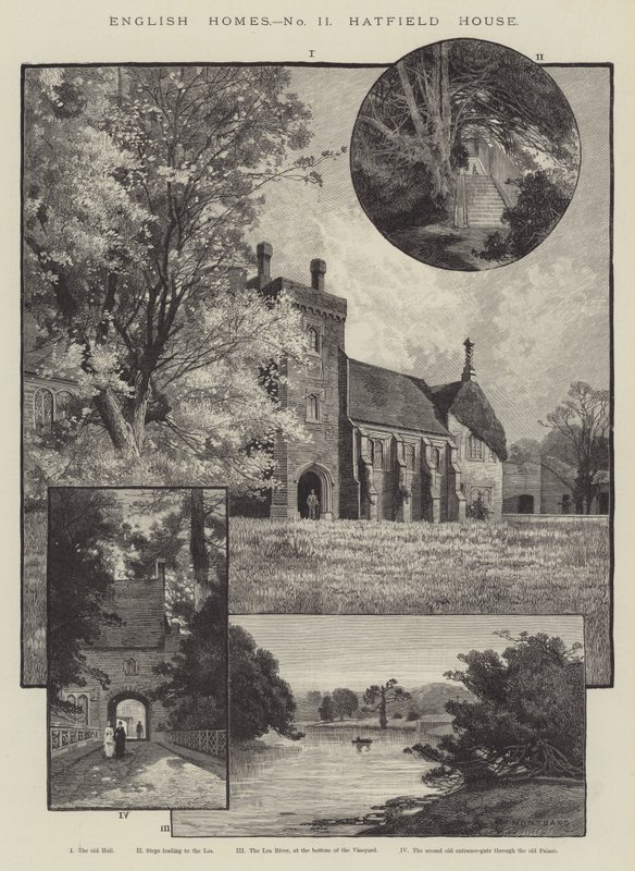 English Homes, Hatfield House od Charles Auguste Loye