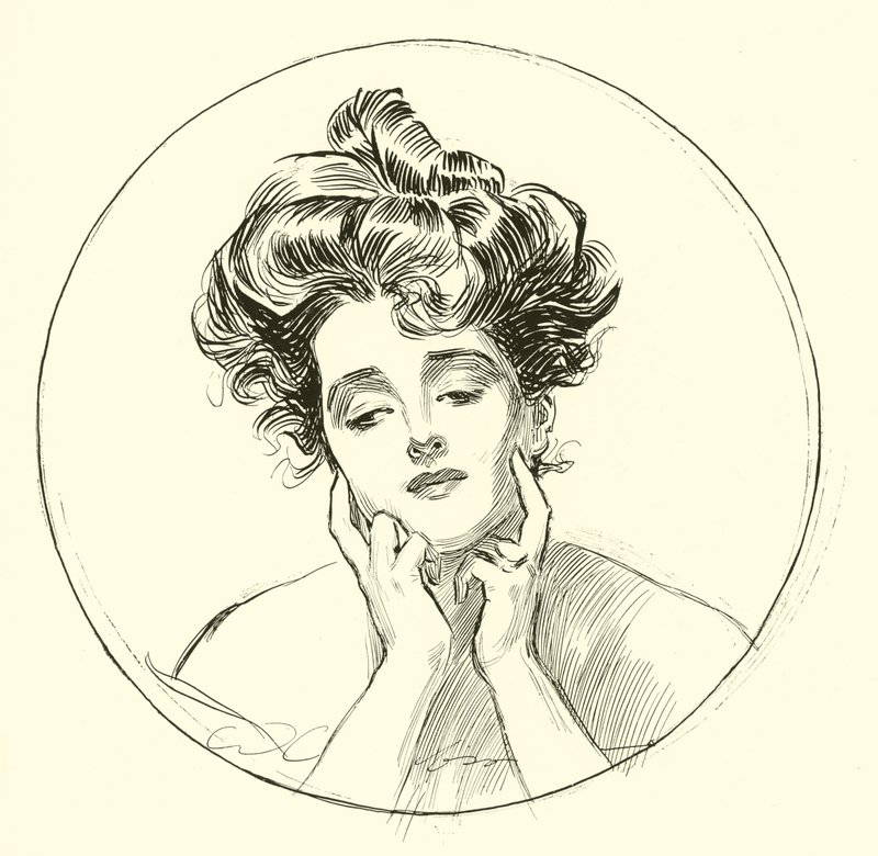 Krásná vdova od Charles Dana Gibson