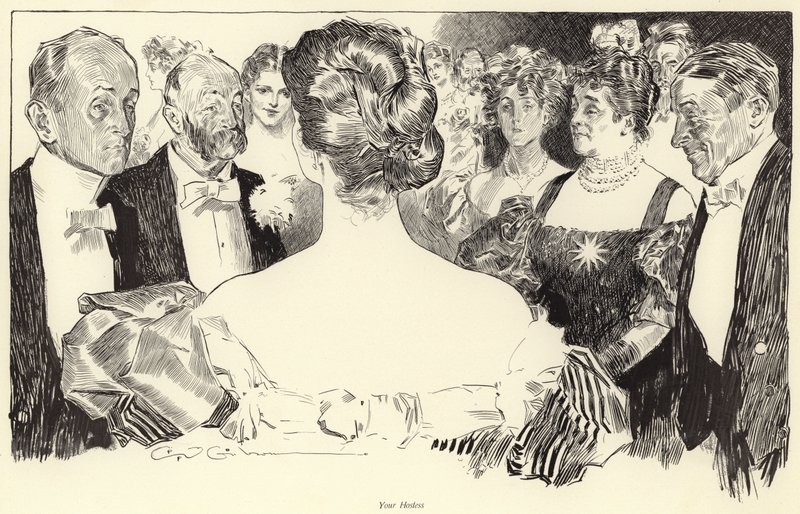 Vaše hostitelka od Charles Dana Gibson