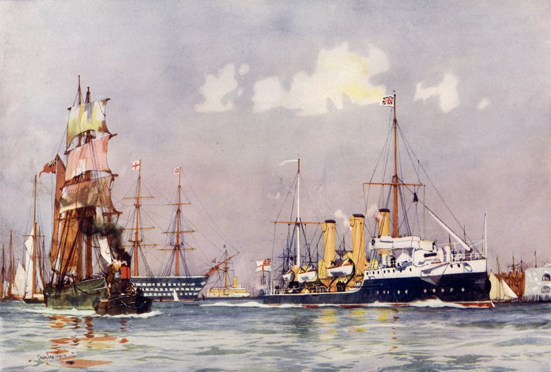 Rychlý odchod z Portsmouthu od Charles Edward Dixon