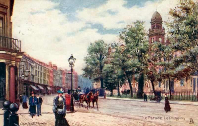 The Parade Leamington od Charles Edwin Flower