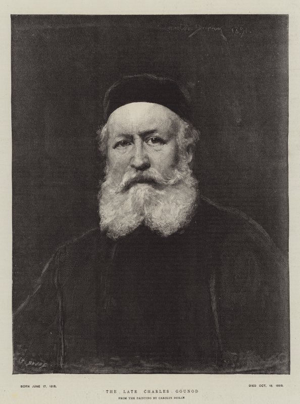 Zesnulý Charles Gounod od Charles Emile Auguste Carolus Duran