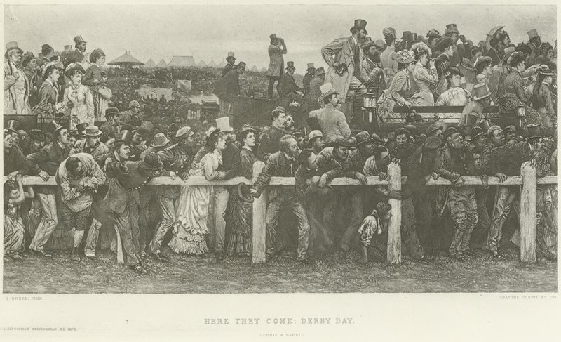 Tady jsou: Derby Day (hlubotisk) od Charles Green