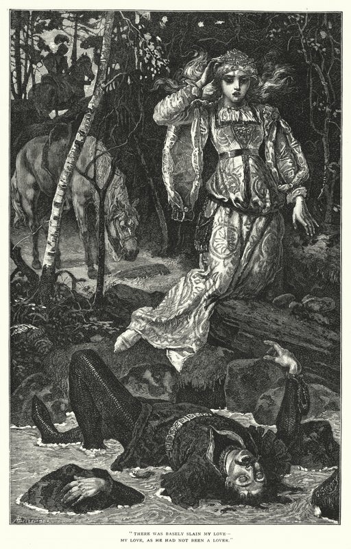 The Braes Of Yarrow (rytina) od Charles Gregory