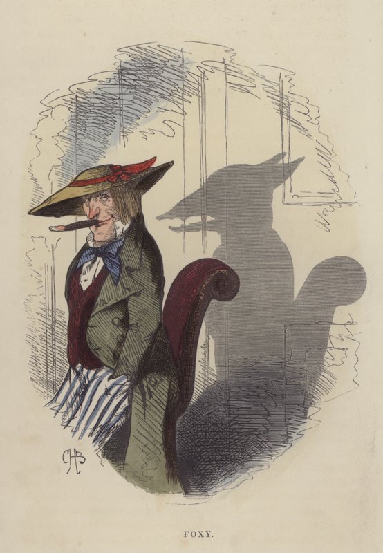 Foxy (barevné rytí) od Charles Henry Bennett