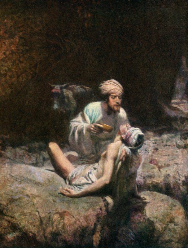 Dobrý Samaritán od Charles Herbert Moore