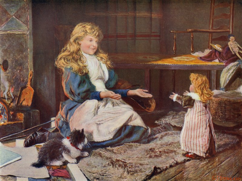 Připraveno na jaro (barevné lito) od Charles J. (after) Staniland