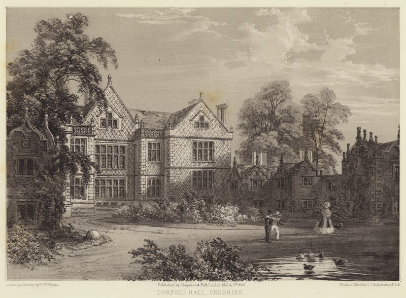 Dorfold Hall, Cheshire od Charles James Richardson