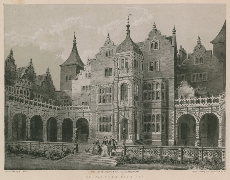 Holland House, Middlesex od Charles James Richardson