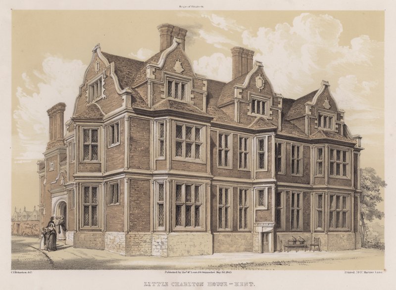 Little Charlton House, Kent od Charles James Richardson