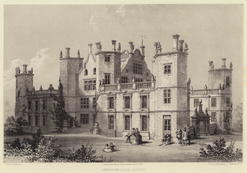 Sherborne Lodge, Dorset od Charles James Richardson