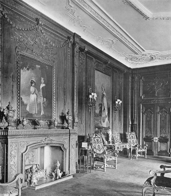 Knowsley Hall: The Oak Drawing-Room od Charles Latham