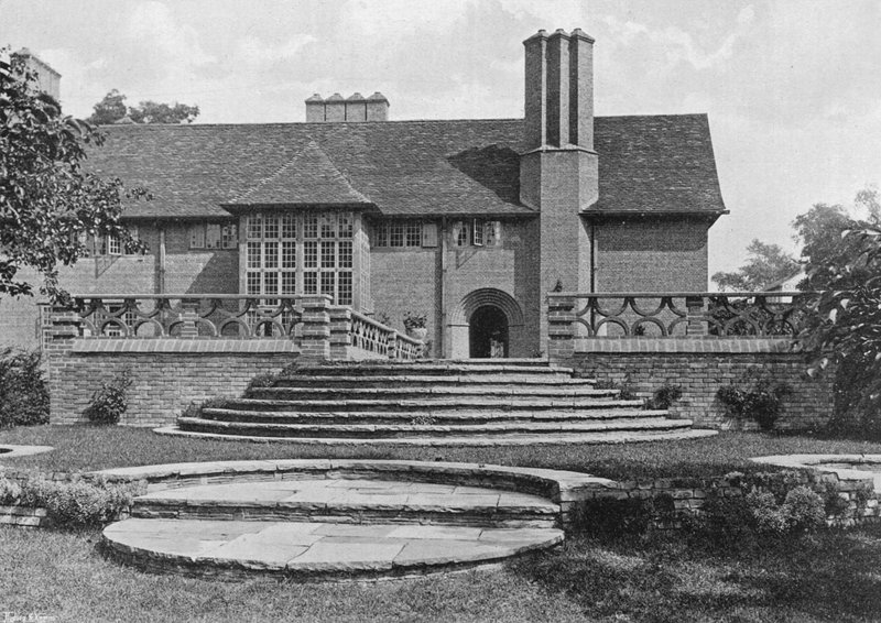 Velké segmentové schodiště od Charles Latham