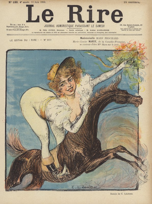 Ilustrace pro Le Rire od Charles Leandre