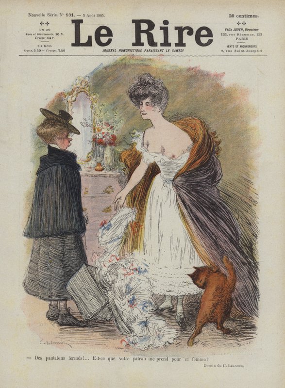 Ilustrace pro Le Rire od Charles Leandre