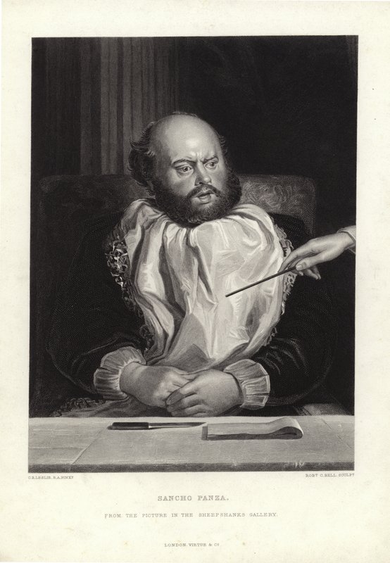 Sancho Panza od Charles Robert Leslie