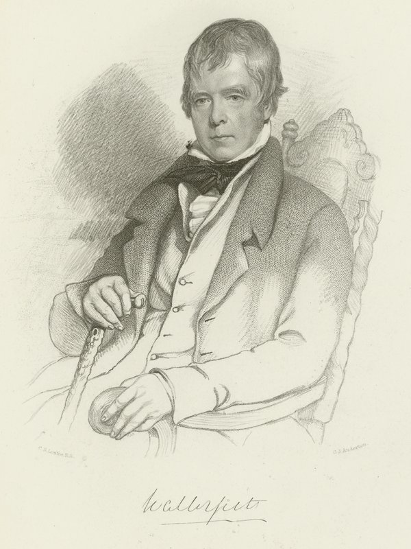Sir Walter Scott od Charles Robert Leslie