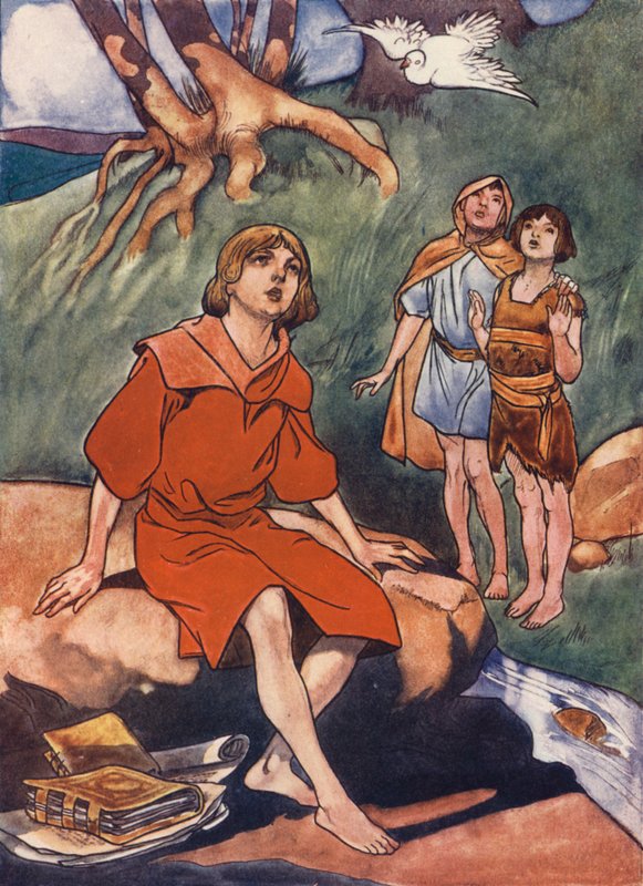 Svatý David z Walesu od Charles Robinson