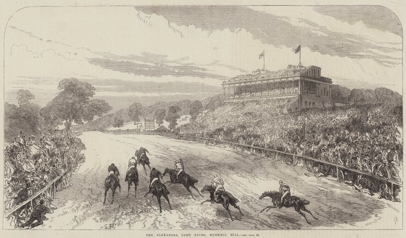 Závody Alexandra Park, Muswell Hill od Sir John Charles Robinson