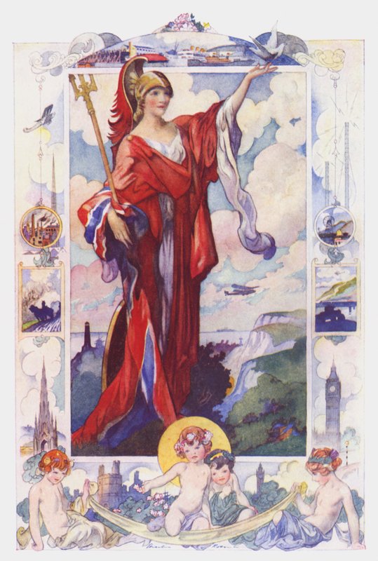 Spojené království (color litho) od Charles Robinson