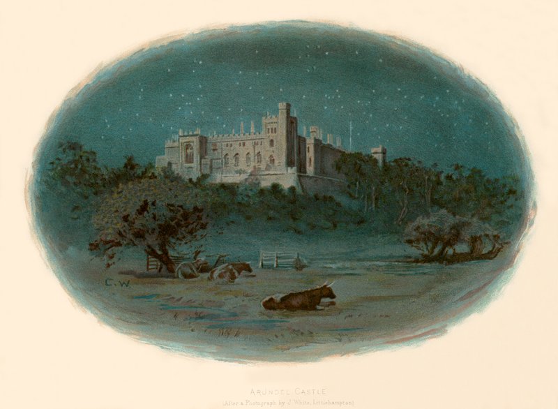 hrad Arundel od Charles Wilkinson