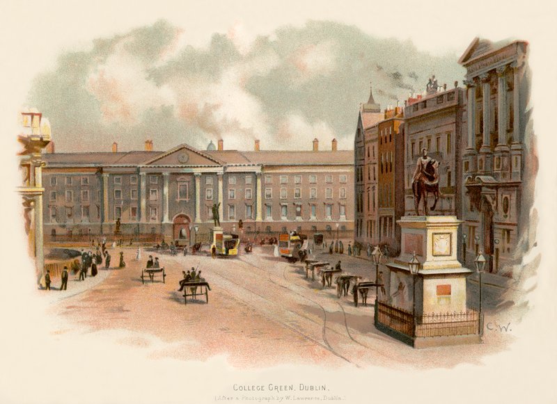 College Green, Dublin od Charles Wilkinson