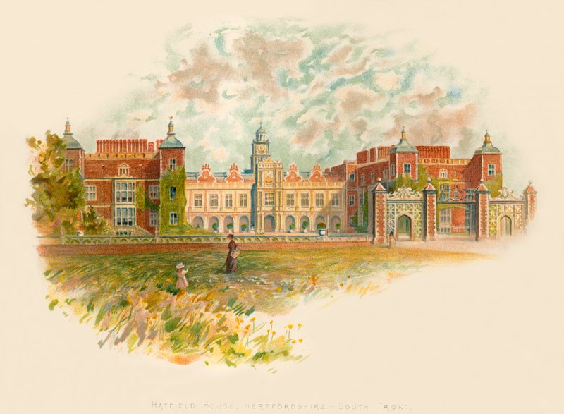 Hatfieldův dům, Hertfordshire - jižní fronta od Charles Wilkinson